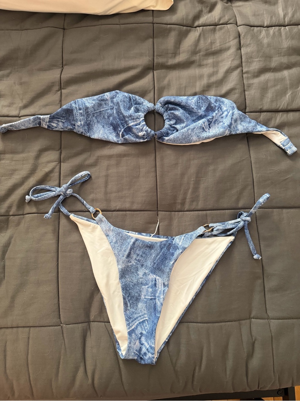 Denim pattern bikini - Picture 3 of 3